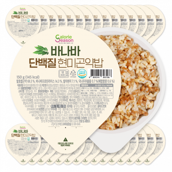 바나바단백질현미곤약밥 150g X 30개입